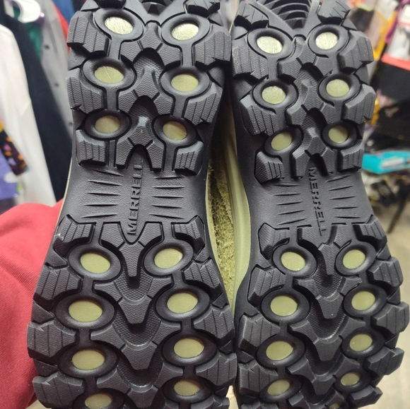 Merrell Winter Moc 3 1TRL Herb Green Suede Slip-On Shoes Mens Size 9 (J004753) - Picture 5 of 6